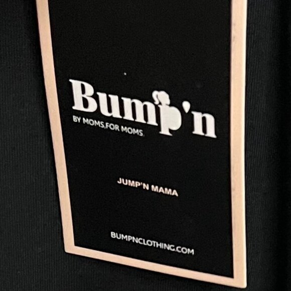 BUMP'N The Jump'n Mama Slouchy Belted Zip Up SS Maternity Jumpsuit Size M - Picture 9 of 10